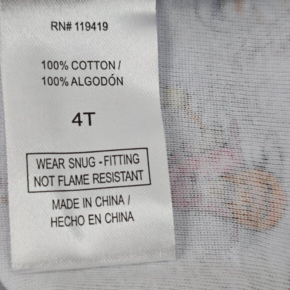 Peanuts Halloween Characters 2 Piece Long Sleeve Pajama Set Toddlers Size 4T NWT - Picture 8 of 8